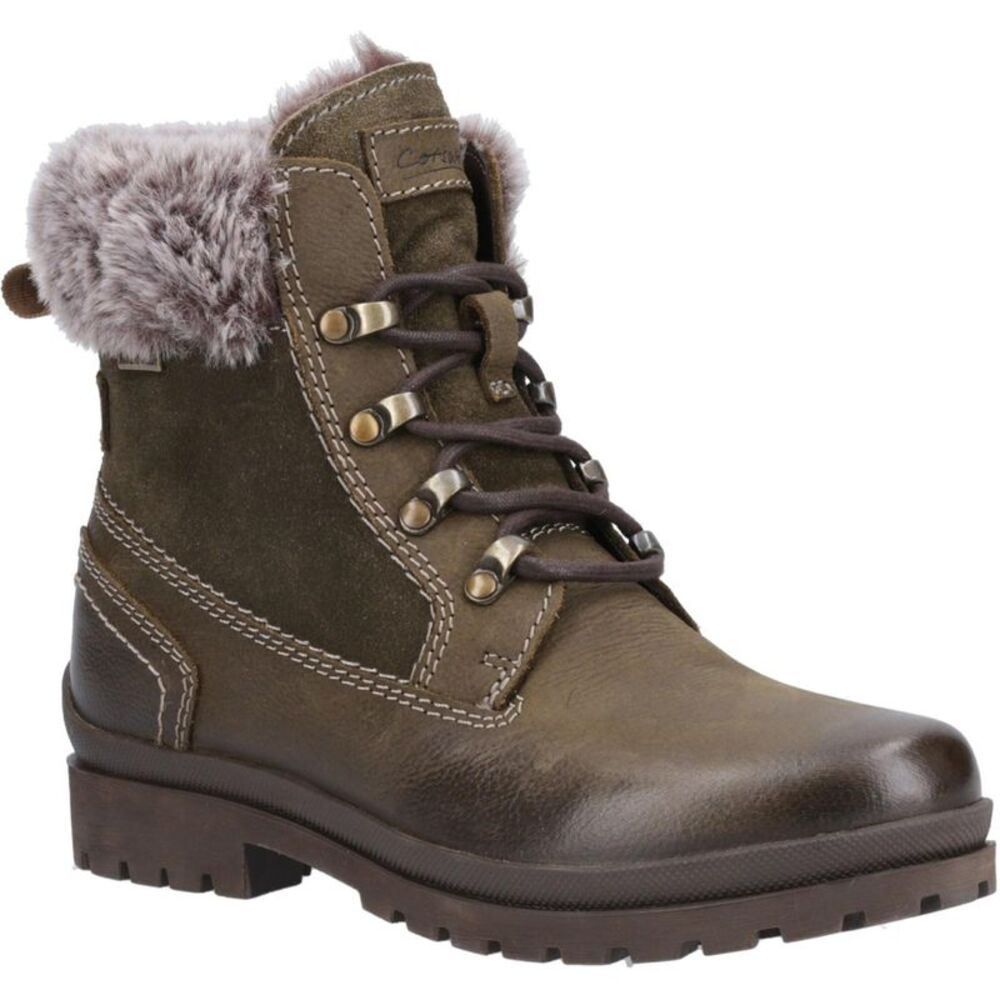Cotswold Womens/Ladies Evenlode Ankle Boots / Khaki Brown